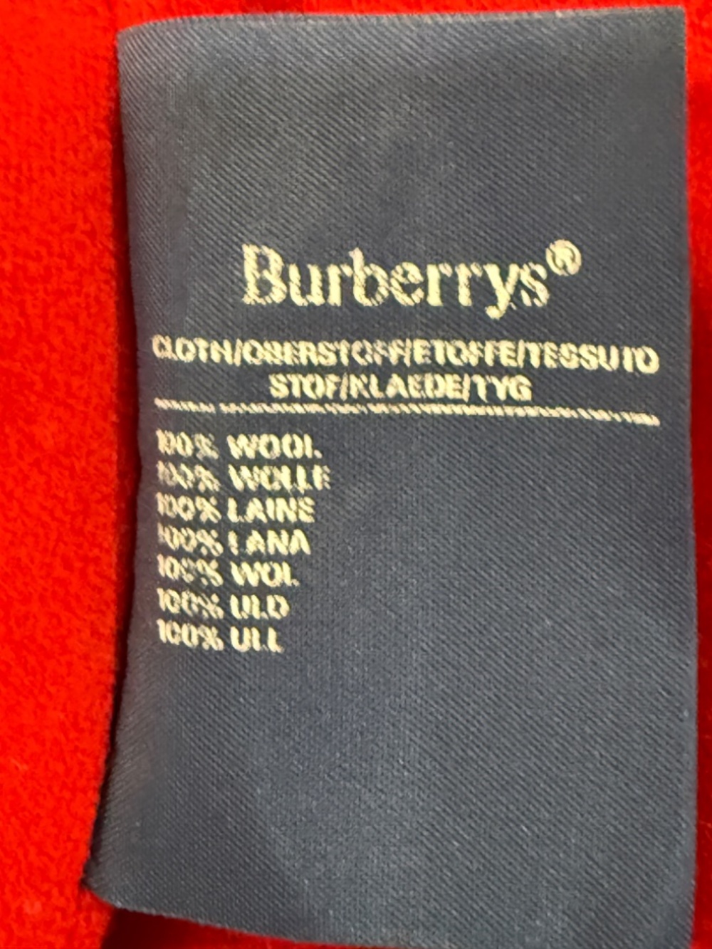 Vintage Burberrys' Prorsum Made in England Red Trench Coat liner - Picture 7 of 16